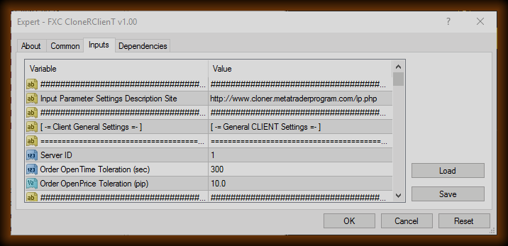 FXC CloneR - MT4 Trade Copier