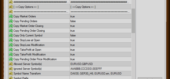 FXC CloneR - MT4 Trade Copier